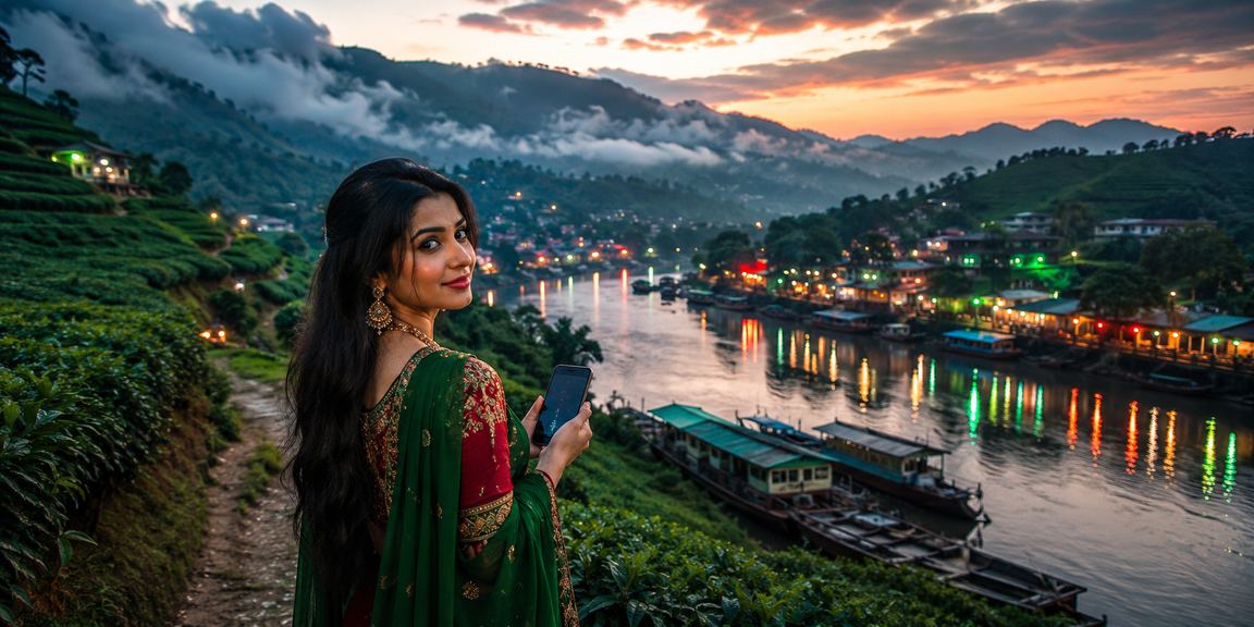 বান্দরবানে টিন পাত্তি গেম উপভোগ করছেন একজন ব্যবহারকারী